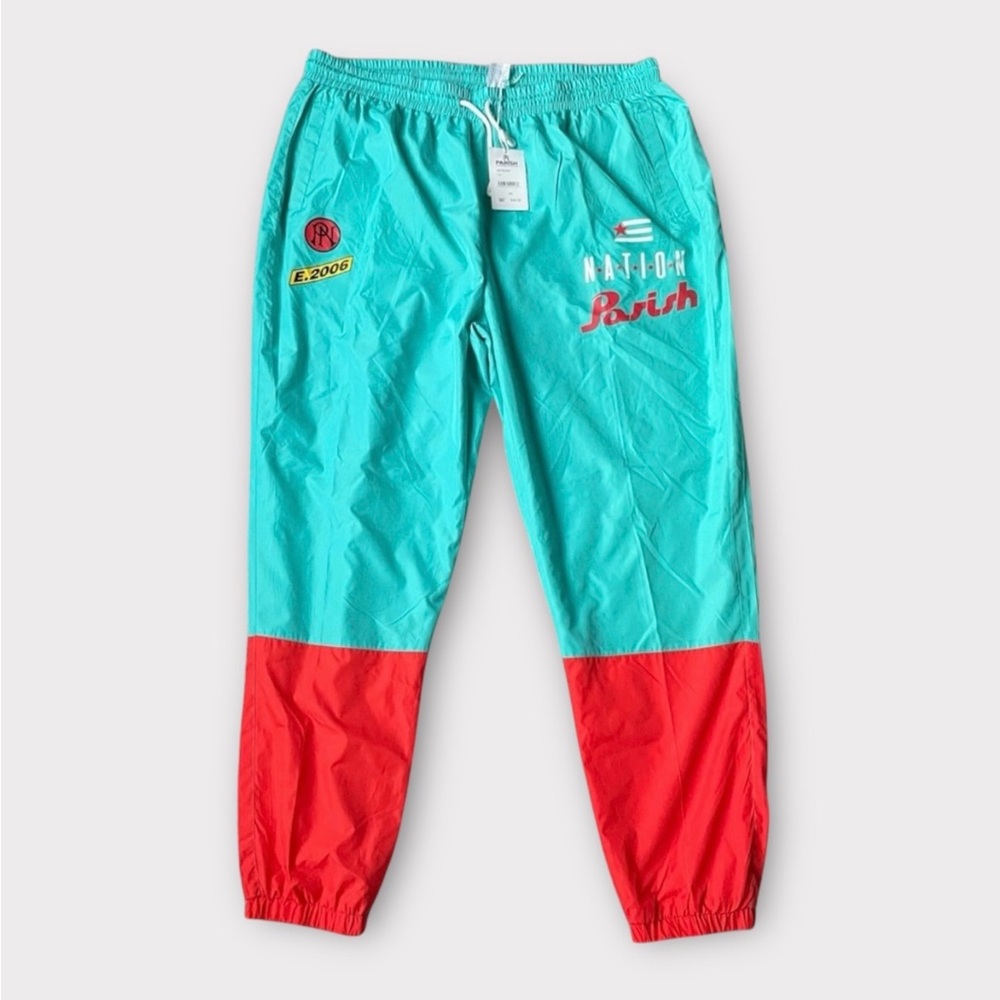 Parish Nation Men’s 4 XL Workout Track Jogging Pants with Inside Mesh Pockets